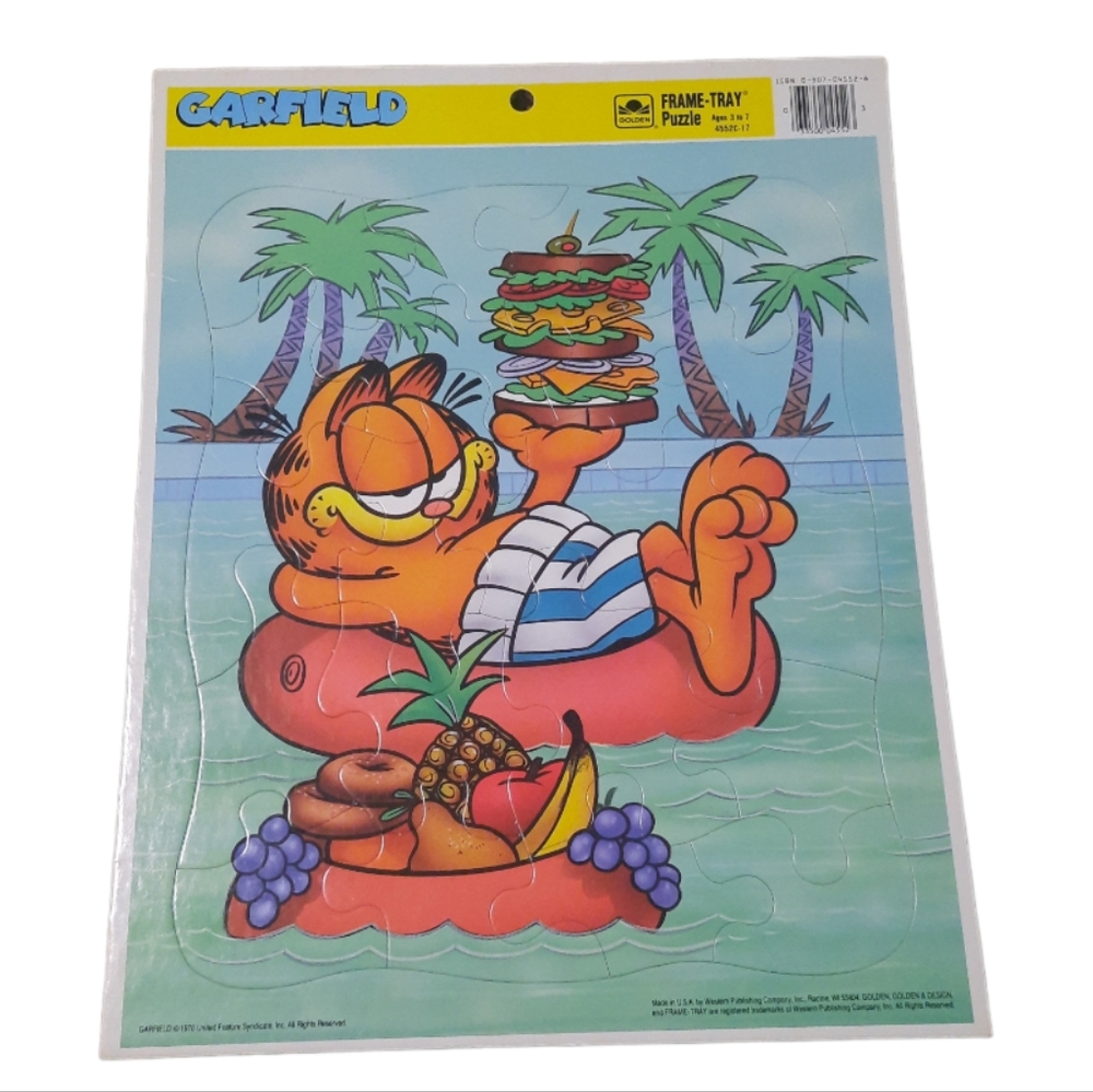 Vintage Garfield tray puzzle